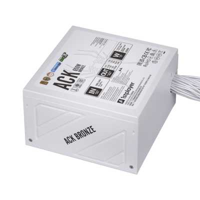 блок питания 1STPLAYER ACK Bronze 650W White HA-650AA2-WH