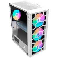 корпус 1STPLAYER Firebase X7-G White X7-G-WH-3G6P-1G6