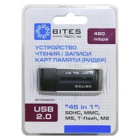 картридер 5bites RE2-102BK Черный
