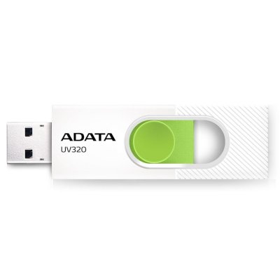 флешка A-Data 128GB UV320 White-Green Белый, зеленый