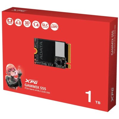 SSD диск ADATA XPG Gammix S55 1Tb SGAMMIXS55-1T-C Черный