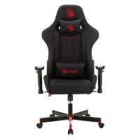 игровое кресло A4Tech Bloody GC-850 черный-красный