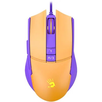 мышь A4Tech Bloody L65 Max Royal Violet Желтый-фиолетовый