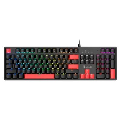 клавиатура A4Tech Bloody S510N Fire Black Черный-красный