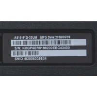 ноутбук Acer Aspire A515-51G-53Y2 Черный