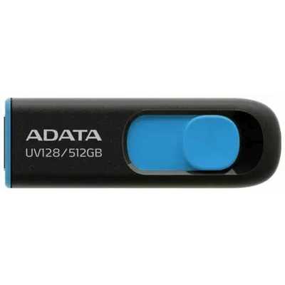 флешка ADATA 512GB UV128 Black/Blue Черный, синий