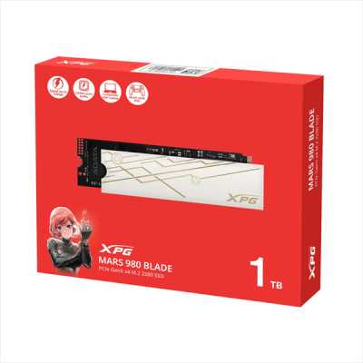 SSD диск ADATA XPG Mars 980 Blade 1Tb SMAR-980B-1TCS Белый