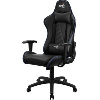 игровое кресло AeroCool AC110 AIR Black-Blue черно-синий