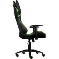игровое кресло AeroCool AC120-BG черно-зеленый