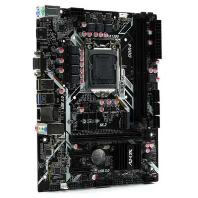материнская плата Afox IH410D4-MA5-V4 Черный