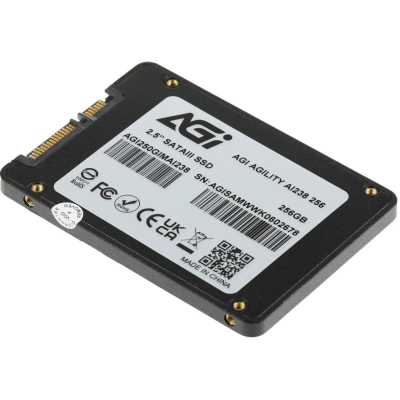 SSD диск AGI AI238 256Gb AGI250GIMAI238-CB Черный