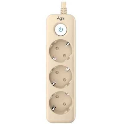 сетевой фильтр AGNI TP-FD3E-2m-ivory слоновая кость
