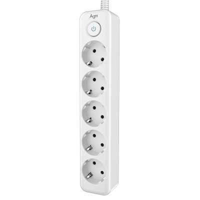 сетевой фильтр AGNI TP-FD5E-2m-white белый