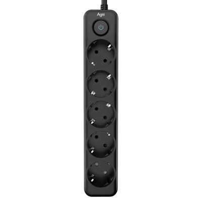 сетевой фильтр AGNI TP-FD5E-3m-black черный