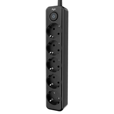 сетевой фильтр AGNI TP-FD5E-5m-black черный