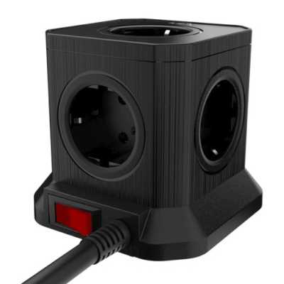 сетевой фильтр AGNI TP-VE4U5E-2m-black черный