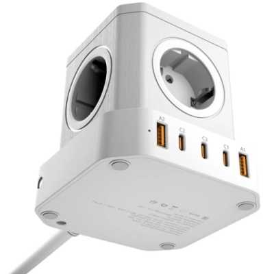 сетевой фильтр AGNI TP-VE5U5E-C-2m-white белый