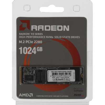 SSD диск AMD Radeon R3 Series 1Tb R3MP31024G8 Черный