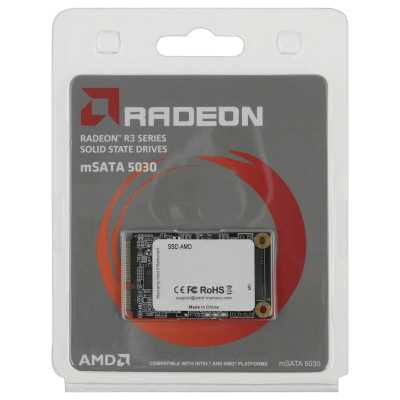 SSD диск AMD Radeon R3 Series 256Gb R3MS0256G5 Черный