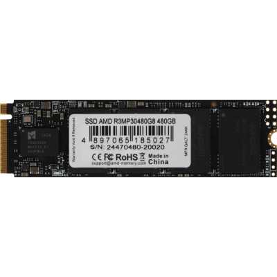 SSD диск AMD Radeon R3 Series 480Gb R3MP30480G8 Черный