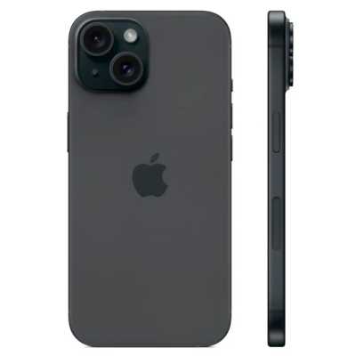 смартфон Apple iPhone 15 128GB Black MTP03RX/A черный