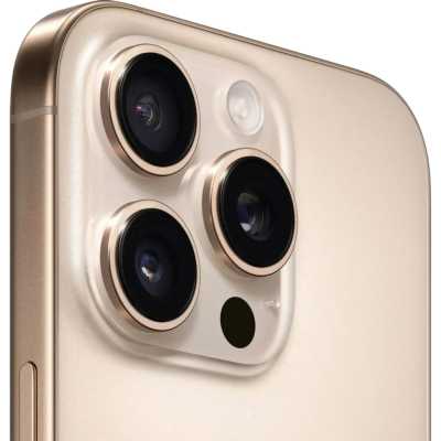 смартфон Apple iPhone 16 Pro 128GB Desert Titanium MYLQ3CH/A бежевый