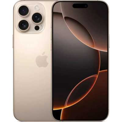 смартфон Apple iPhone 16 Pro Max 256GB Desert Titanium MYWX3KH/A черный