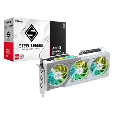 видеокарта ASRock AMD Radeon RX 9060 XT Steel Legend 16Gb OC