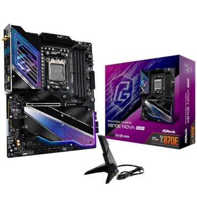 материнская плата ASRock X870E Nova WiFi Черный
