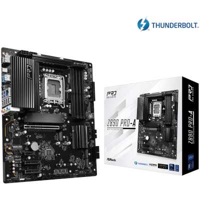 материнская плата ASRock Z890 Pro-A Черный