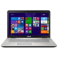 ноутбук ASUS N751JX-T7113H 90NB0842-M01260 Серебристый