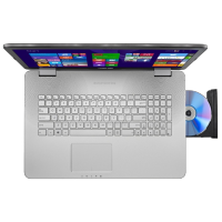 ноутбук ASUS N751JX-T7113H 90NB0842-M01260 Серебристый