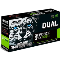 видеокарта ASUS nVidia GeForce GTX 1060 3Gb DUAL-GTX1060-3G