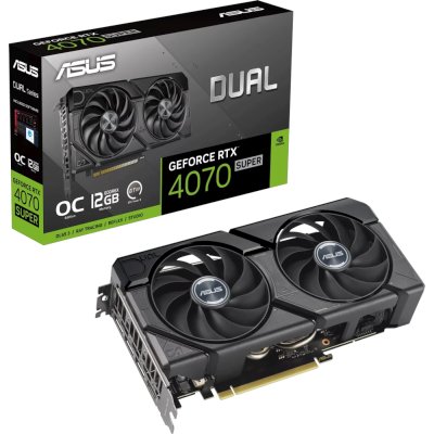 видеокарта ASUS nVidia GeForce RTX 4070 Super 12Gb DUAL-RTX4070S-O12G-EVO