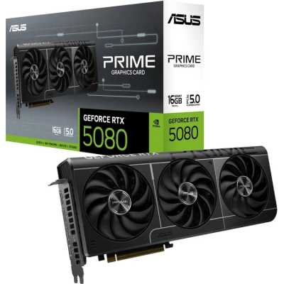 видеокарта ASUS nVidia GeForce RTX 5080 16Gb PRIME-RTX5080-16G Черный