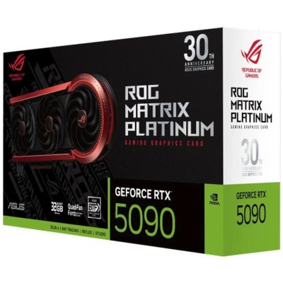видеокарта ASUS nVidia GeForce RTX 5090 32Gb ROG-MATRIX-RTX5090-P32G-30TH Черный