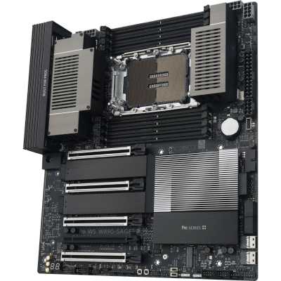 материнская плата ASUS Pro WS W890-Sage Черный