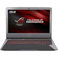 ноутбук ASUS ROG G752VS-BA555T 90NB0D71-M08370 Серебристый