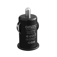 автомобильное зарядное устройство Ginzzu GA-4105UB Черный