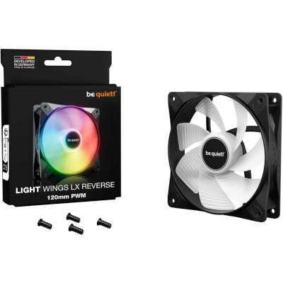 кулер Be Quiet Light Wings LX 120mm PWM Reverse Black