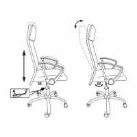 офисное кресло Бюрократ KB-6N/SL/B/415-BL синий