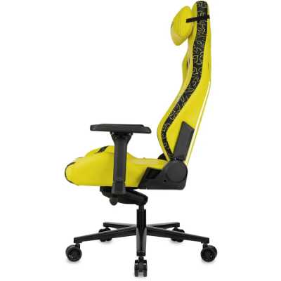 игровое кресло Бюрократ Knight Craft Dragon Yellow желтый