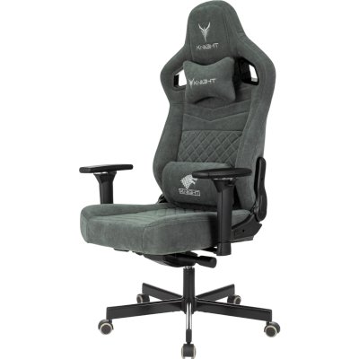 игровое кресло Бюрократ KNIGHT HUNTER ALFA44 серый