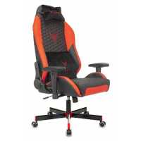 игровое кресло Бюрократ KNIGHT NEON RED черно-красный