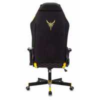 игровое кресло Бюрократ KNIGHT NEON YELLOW черно-желтый