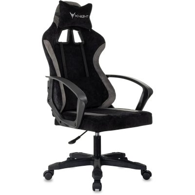 игровое кресло Бюрократ KNIGHT OPTIMUM B черный-серый