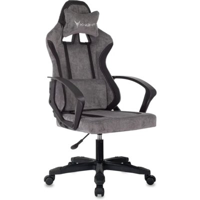 игровое кресло Бюрократ KNIGHT OPTIMUM GR серый