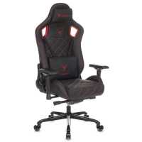игровое кресло Бюрократ KNIGHT TITAN BR черно-красный