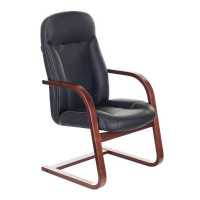 стул Бюрократ T-9923WALNUT-AV/CH черный