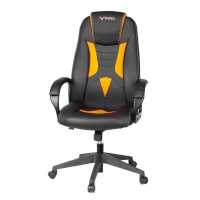 игровое кресло Бюрократ VIKING-8N-BL-OR черно-оранжевый